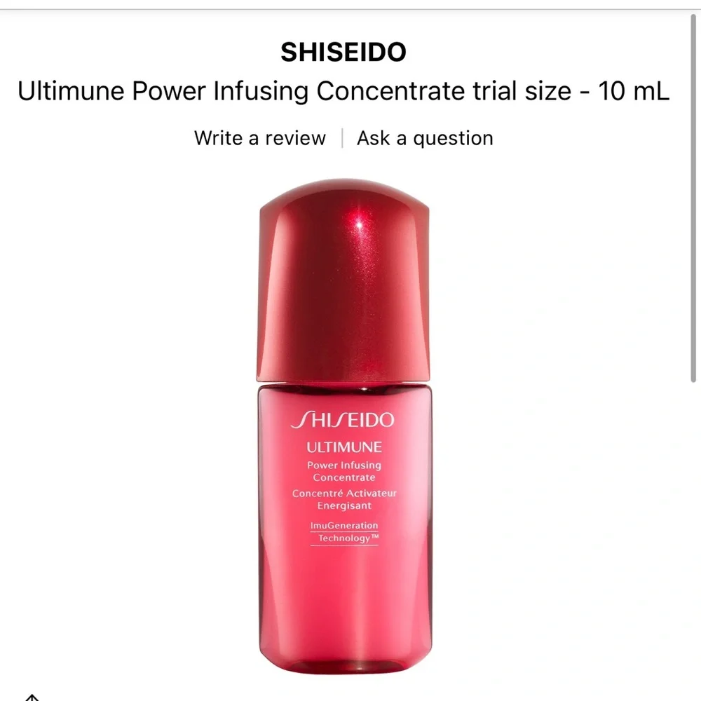 Shiseido Ultimune Power Infusing Serum - Vibrant Red